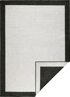 Produktbild von Hanse Home Twin Wendeteppiche In- & Outdoorteppich Panama Creme Schwarz