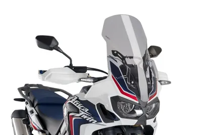 Image de PUIG écran touring fumé transparent 590x355mm pour Honda