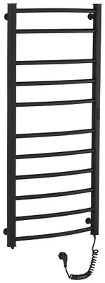 Immagine prodotto di CERANO - Scaldasalviette elettrico Luca, con display - 187 W - nero opaco - 1160 x 550 mm