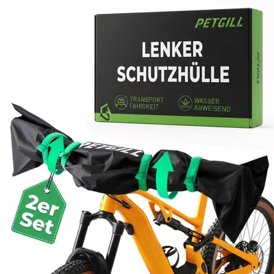 Immagine prodotto di Copri manubrio copri manubrio per bici elettrica - Set da 2 - Impermeabile 420D Oxford - 95 x 25 x 1 cm - Per bici elettrica