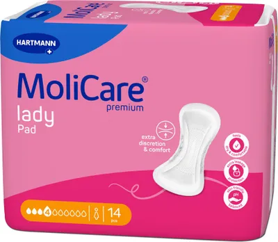 Image de Hartmann MoliCare Premium lady Pad 4D P14 | Paquet (14 pièces)