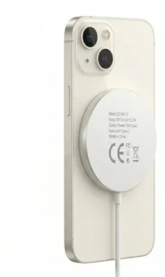 Immagine prodotto di Mayaxess, caricabatterie magnetico MagSafe da 15 W per iPhone 14, bianco