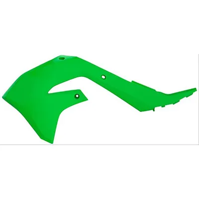 Obrázek produktu pro POLISPORT boční spoiler chladiče zelený pro Kawasaki KX450