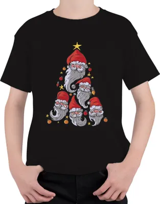 Produktbild von Gnome Weihnachtsbaum Elfen Schweden Wichtel - Weihnachten Weihnachtsgeschenk Christmas Uni Kinder T-Shirt, Schwarz, 116