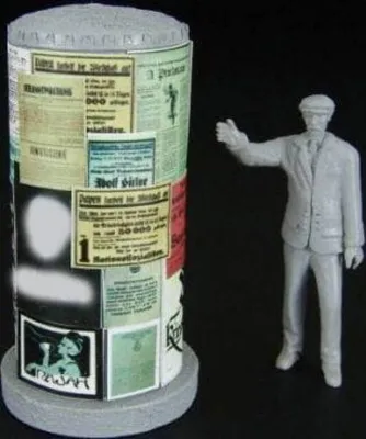 Produktbild von Posters column w/civilien / 1:48