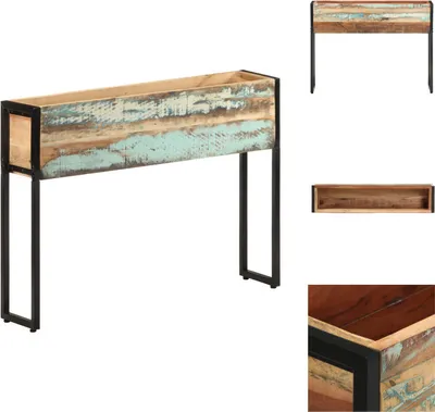Immagine prodotto di vidaXL Fioriera 90x20x68 cm Legno massiccio riciclato - Vasi da fiori e fioriere
