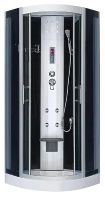 Produktbild von MEGA Hydromassagekabine Leti 89x89 mit flachen Duschwanne