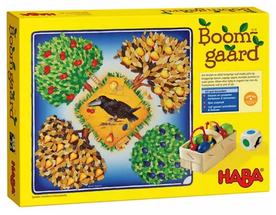 Produktbild von Haba Obstgarten Kinderspiel Kooperationsspiel mit Rabenpuzzle (9 Teile) und Farbwürfel