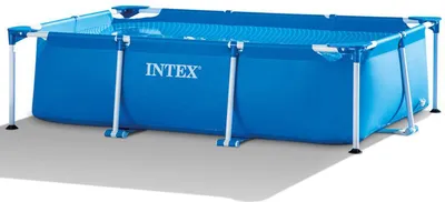 Produktbild von INTEX 28271NP Frame Pool 260x160x65 cm Gartenpool rechteckig mit Metallrahmen