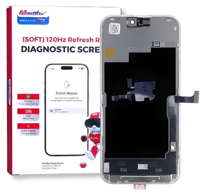 Produktbild von Display für Apple iPhone 16 Pro 120Hz mit Lichtsensor-Diagnoseband