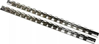 Produktbild von Stecknuss Schiene 1/4 Zoll Halterung mit 15 Clips