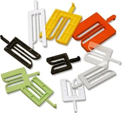 Image de Cale de pose fourchette lrg.36mm l.40mm epaisseur 2mm gris - Sachet de 1000