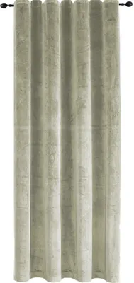 Produktbild von Vorhang Sand Beige Kräuselband 140x145 cm Verdunkelung Samt weich blickdicht Gardine
