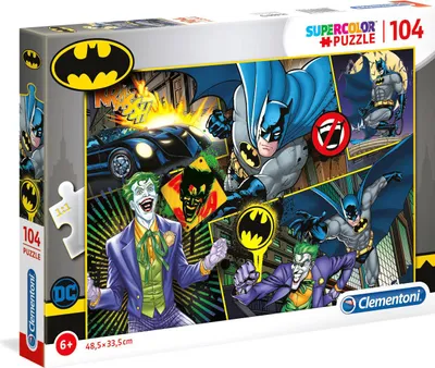 Obrázok produktu pre Supercolor - DC Batman (104 dielikov) - Clementoni 25708 - (Hračky / Puzzle)