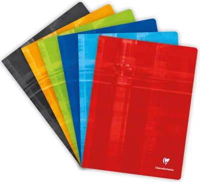 Produktbild von Clairefontaine 10x Heft 24x32cm 48 Blatt 90g FR Lineatur Sortiert 63361C