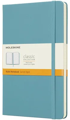 Image de Carnet de notes Moleskine L 130x210mm ligne récifale bleu