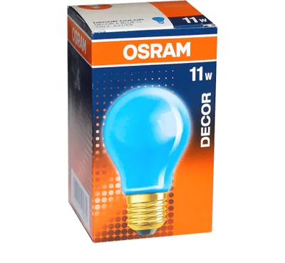 Produktbild von Osram Glühbirne 11W BLAU E27 11 Watt Glühlampe Glühbirnen Glühlampen