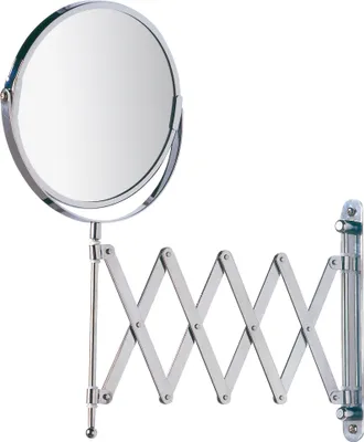 Image de WENKO Cosmétiques Miroir de maquillage télescopique mural salle de bain WC Make UP grossissement 3x