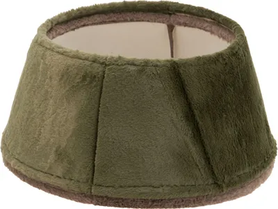 Productafbeelding van Kerstboomrok 55 cm faux fur groen Nampook