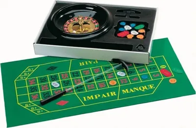 Produktbild von Roulette Set mit Kunststoff-Teller 30cm