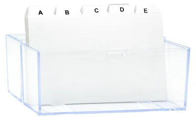 Productafbeelding van Indexbox A6 met register van A tot Z, geschikt voor indexkaarten tot 148 x 105 mm, voor organisatiedoeleinden