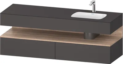 Produktbild von DURAVIT QA4796055490010 QTG EWT KWTU 1600 Wß Hgl. Be
