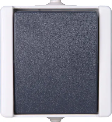 Produktbild von Kopp 540356003, Tasten, Schwarz, Weiß, Thermoplast, IP44, 250 V, 10 A