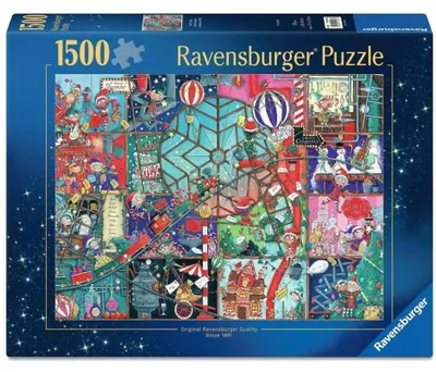 Produktbild von Erwachsenenpuzzle 1500 Teile - Die Elfenfabrik
