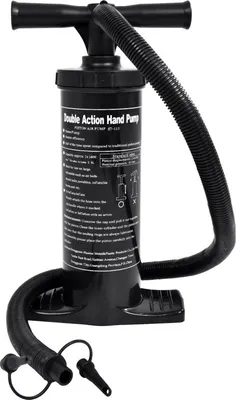 Obrázek produktu pro Ruční pumpa na matrace černá s vyměnitelnými koncovkami 38 cm 29P387