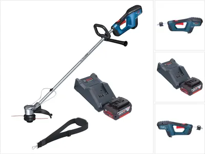 Produktbild von Bosch GRT 18V-33 Professional Akku Rasentrimmer 18 V 330 mm Brushless + 1x Akku 4,0 Ah + Ladegerät
