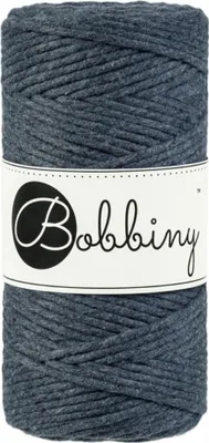 Zdjęcie produktu dla Bobbiny Macrame Cord 3 mm 100 m Charcoal Sznurek