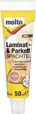 Produktbild von Molto Laminat- & Parkett Spachtel, Braun, Fertig gemischt, 0,05 l, Kirsche, Paste (Substanz), Spachtel