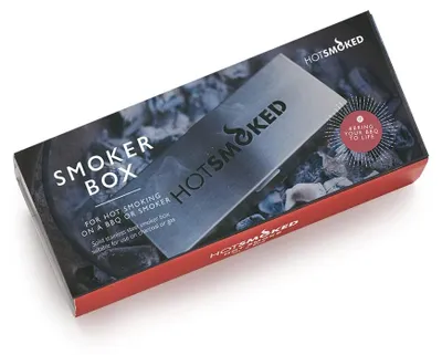 Produktbild von Räucherbox Räucherdose Smokerbox - Edelstahl - 23 x 10 x 4 cm - Für Holzkohle- und Gasgrill