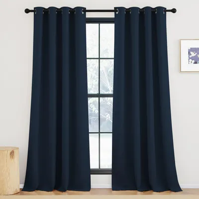 Produktbild von Dunkelblau Vorhang 245 cm lang