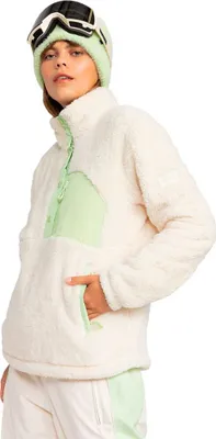 Immagine prodotto di Roxy, felpa in pile, colore bianco, taglia XL, per donna, colore bianco, taglia XL