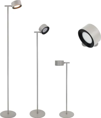 Produktbild von MeLiTec LED-Stehleuchte ST55, USB-C, aufladbar, moderne Stehlampe, minimalistisches Design, auch als Tischleuchte Farbe: Beige