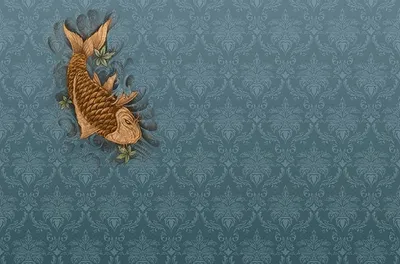 Obrázek produktu pro Sanders & Sanders Fototapeta Fish Blue 424 x 280 cm