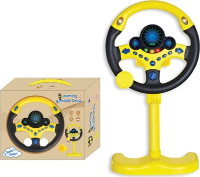 Obrázok produktu pre Detský volant hračka Elektrický Elektrická simulácia vzdelávania so svetlami Hudba