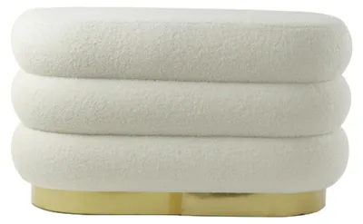 Produktbild von Light & Living - Pouf LYALL - 80x40x45cm - Weiß