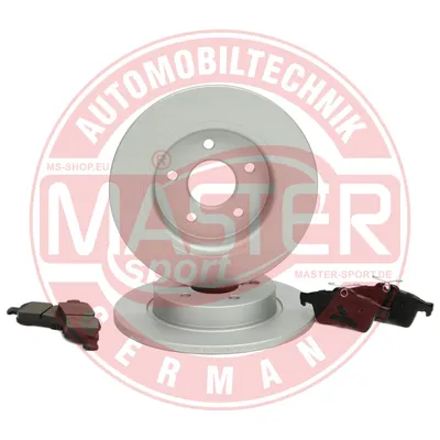 Produktbild von 2X Bremsscheiben + Bremsbeläge Hinten