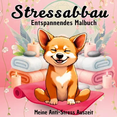 Produktbild von Stressabbau Malbuch für Erwachsene Anti-Stress Auszeit Relax Ausmalbuch für Frauen