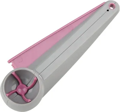 Produktbild von Zenker Makronator Ø 3 cm CANDY, Makronenformer aus Kunststoff, Teigportionierer für Makronen, Plätzchenportionierer (Farbe: Creme/Rosa)