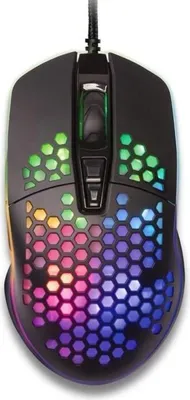 Zdjęcie produktu dla Mysz Yenkee YMS 3030BK Shotgun, optyczna, przewodowa, dla graczy, 6400DPI, czarna