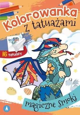 Produktbild von Kolorowanka z tatuazami Mityczne stworzenia