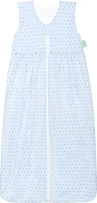 Produktbild von Odenwälder Jersey-Schlafsack Anni springing dots sky blue, Größe:70