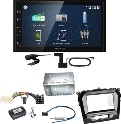 Produktbild von Kenwood DMX129DAB DAB+ Bluetooth USB Einbauset für Suzuki Vitara LY