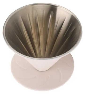 Kaffeefilterkegel aus Edelstahl, für 2–4 Tassen (L)