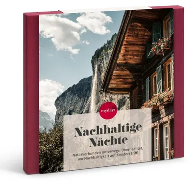 Produktbild von mydays Geschenkbox Nachhaltige Nächte; Erlebnis verschenken oder selbst erleben; Gutschein für 2 Person(en)