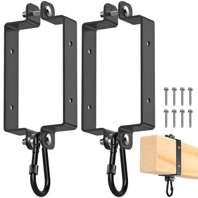 Immagine prodotto di Solidchoice - Kit di fissaggio per mensole oscillanti, adatto per staffe in legno - 2 pezzi