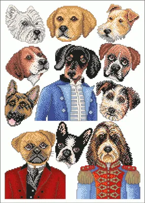 Immagine prodotto di Schema per il punto croce Lindner's Counting Pattern "I like Dogs", 087
